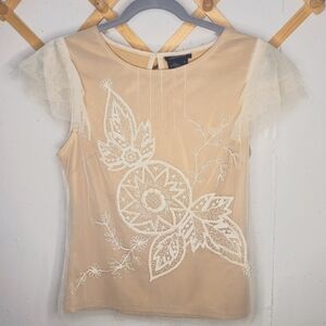 bcbgmaxazria cream top